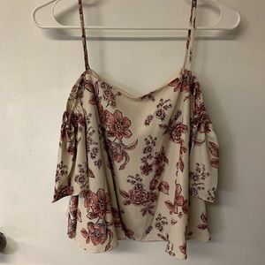Cold shoulder top
